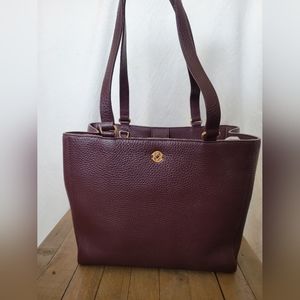 Dagne Dover Allyn Tote - Small Oxblood